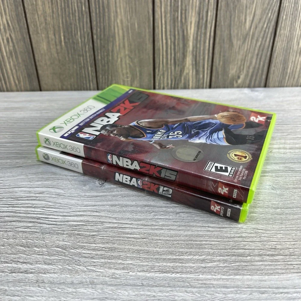 Xbox 360 Games Lot Of 2  NBA2K12 NBA2K15 Sports Games